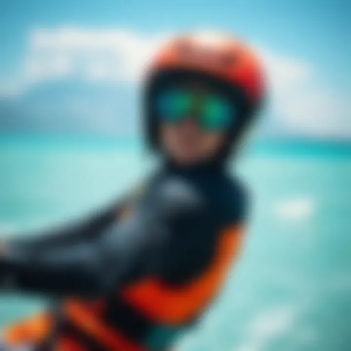 Safety measures in kitesurfing