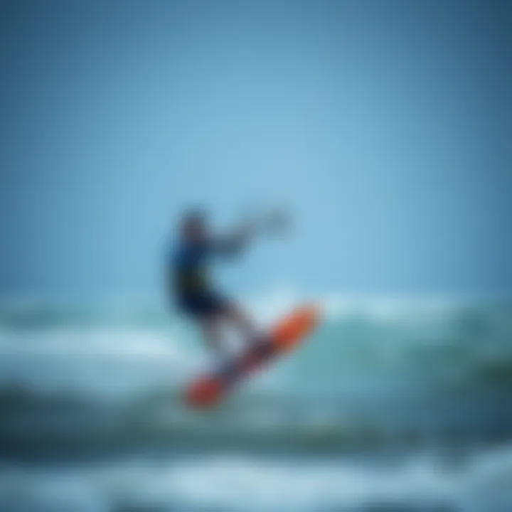 Rainfall impact on kiteboarding conditions