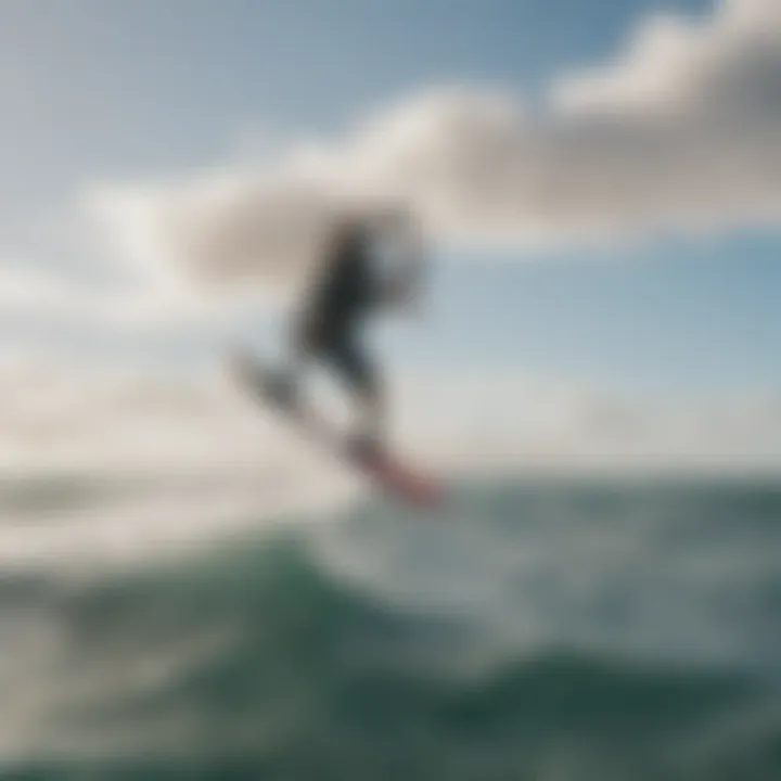 Kiteboarders enjoying optimal wind conditions on Oahu