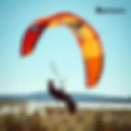 High-performance low wind kite in action