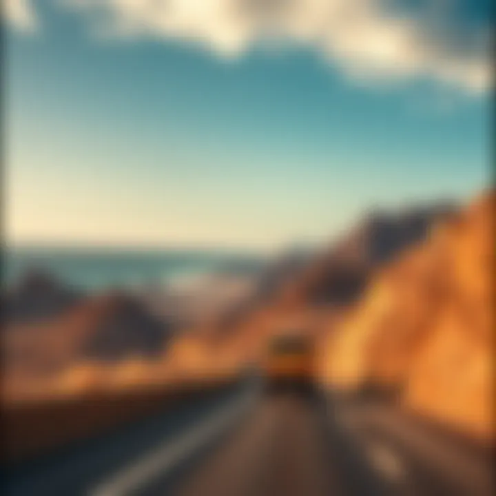 Stunning view of the coastline between Cabo San Lucas and La Paz