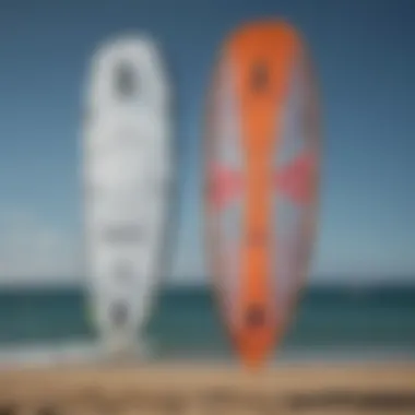 Comparison chart showcasing Cabrinha Moto against other kite models