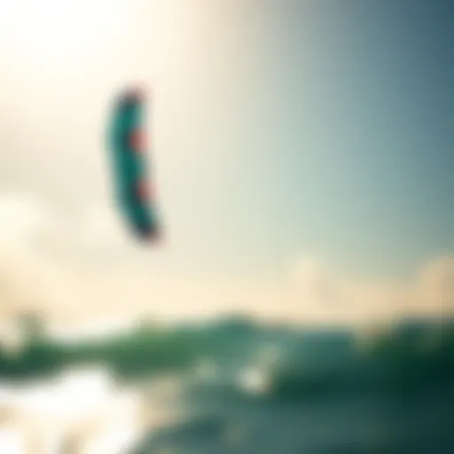 Cabrinha Moto high-performance kite soaring above the ocean