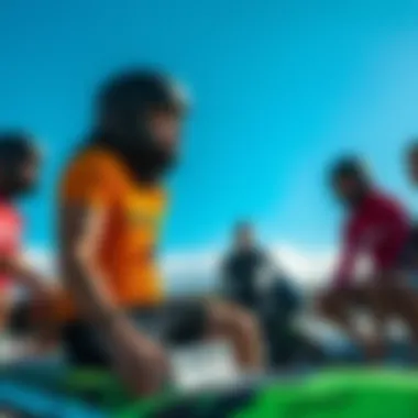 Rider Insights on Cabrinha Moto Group of kiteboarders sharing experiences and insights