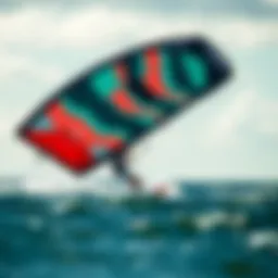 Cabrinha Switchblade 12m kite in action over water