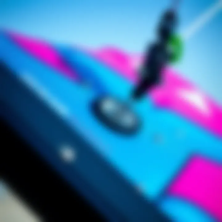 Innovative Design Features of Ocean Rodeo Kites Detailed close-up of Ocean Rodeo kite design features