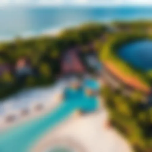 Aerial View of Coconut Bay Beach Resort Aerial view of Coconut Bay Beach Resort showcasing the stunning beachfront and lush surroundings