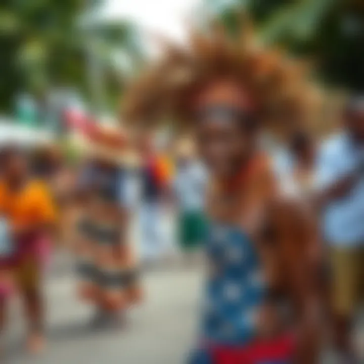 Vibrant Local Culture in Coconut Bay Cultural festival showcasing local traditions in St. Lucia