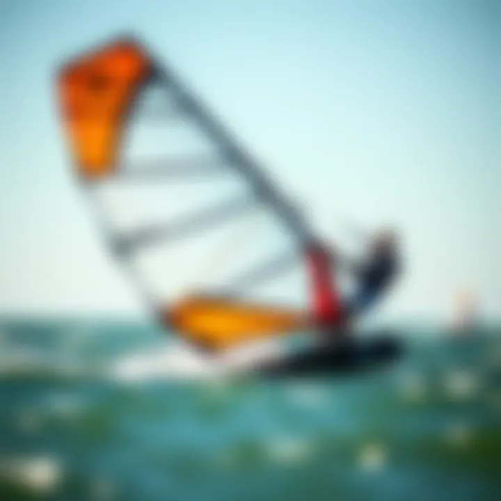 Wind conditions affecting kiteboard sail performance