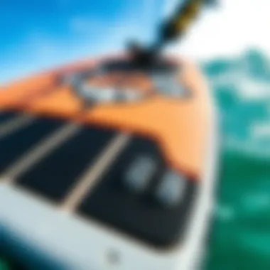 Close-up of Hydrofoil Board Construction Close-up of hydrofoil board construction showcasing materials and design