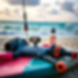 Essential components of a kite board kit