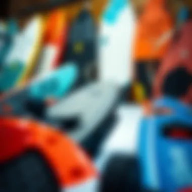 Variety of Slingshot Board Models A diverse range of Slingshot boards displayed to highlight different models and styles