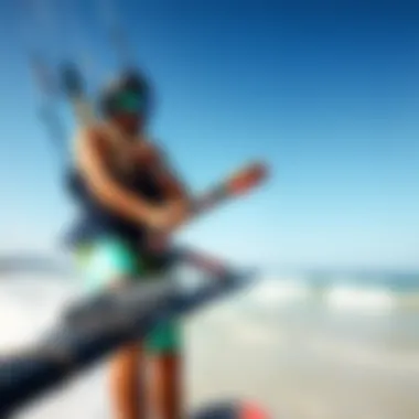 Comparison of various types of kiteboarding control bars