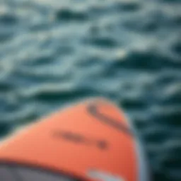 Detailed diagram of hydrofoil board components