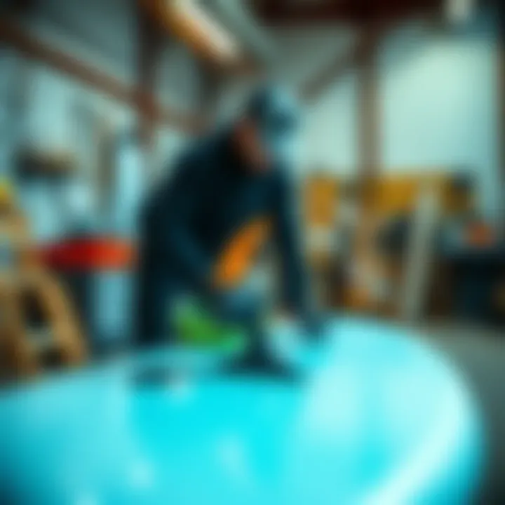 Assembling Your Hydrofoil Board Final assembly of a hydrofoil board