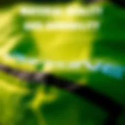 Close-up view of the Dakine Kite Compression Bag showcasing its material texture and stitching.