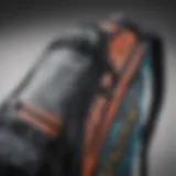 Close-up view of Dakine kiteboard bag showcasing premium materials.