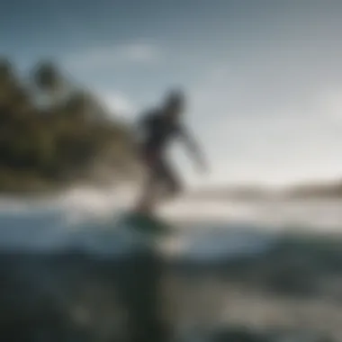 Dakine Kiteboard Performance on Water A Dakine kiteboard in action on the water, emphasizing its performance and agility