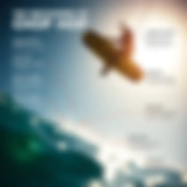 Understanding the Mechanics of Chop Hop in Kiteboarding An infographic illustrating the mechanics of the chop hop technique in kiteboarding