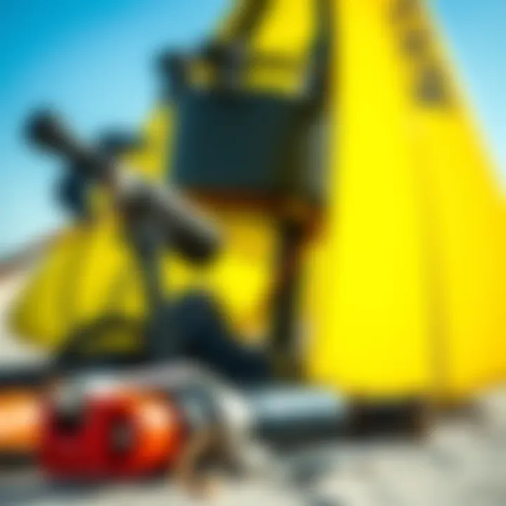 Essential Components for Hydrofoil Construction An array of components essential for building a DIY hydrofoil.