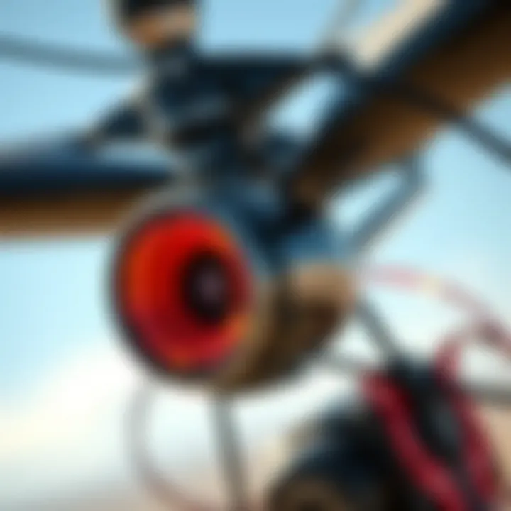 Close-up of efoil components highlighting innovation and design