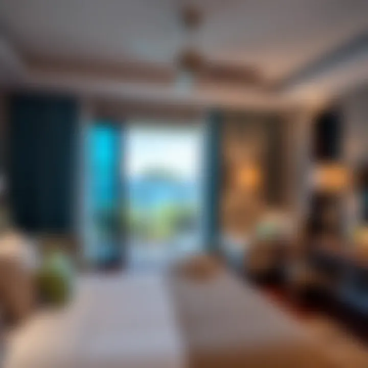 Elegant room interior in Coconut Bay resort