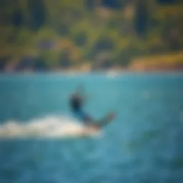 Efoil gliding effortlessly over the water