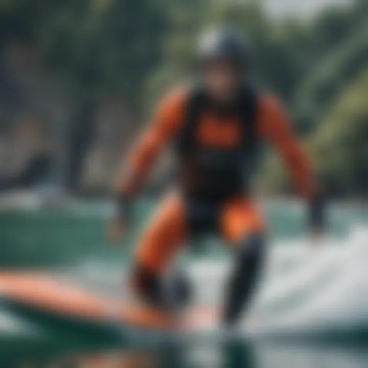 Personal protective gear for hydrofoil surfing