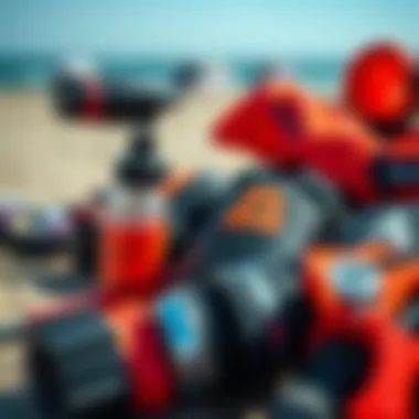 Safety gear and maintenance tools for kiteboarding