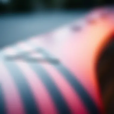 Close-up of Fone Wing Board design features