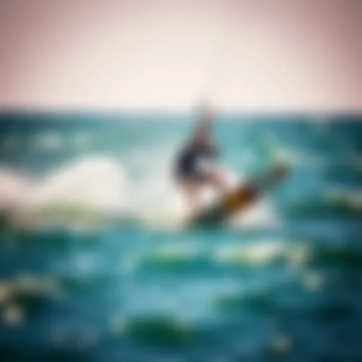 Dynamic hydro surf action on the water