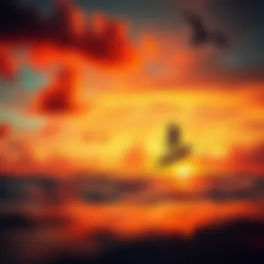 A Stunning Sunset Over Key West Vibrant sunset over Key West waters