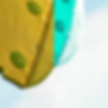 Kite Sail Material Examination Side-by-side comparison of different kite sail materials and their textures