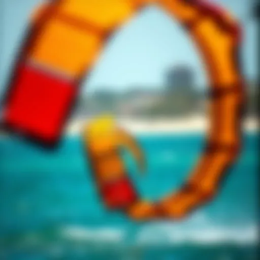 Artistic representation of Ocean Rodeo kites in flight