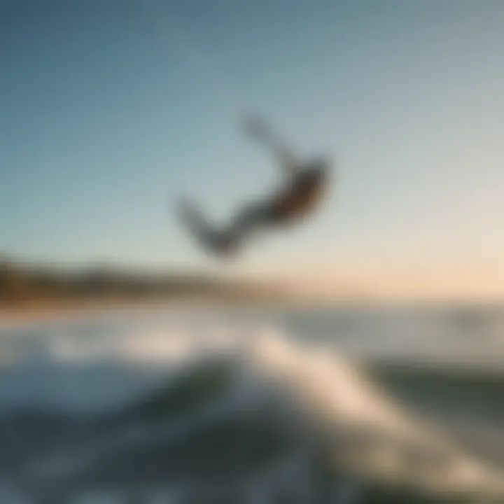 A diverse group of kiteboarders enjoying the sport in a scenic location.