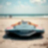 Detailed view of the Slingshot Ghost V2 kiteboard showcasing its innovative design