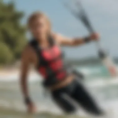 Innovative Starboard kiteboarding harness showcasing design and comfort