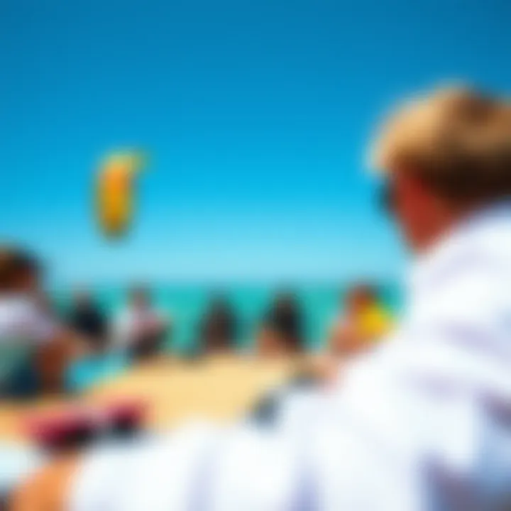 Engaging community forum discussing kiteboarding tips and tricks