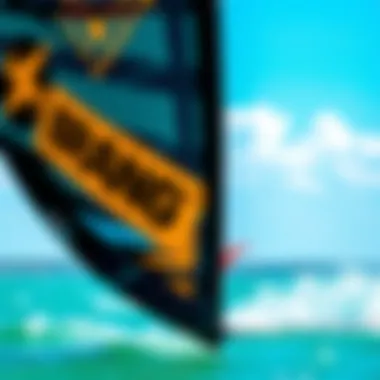 An innovative kite design displaying unique branding elements