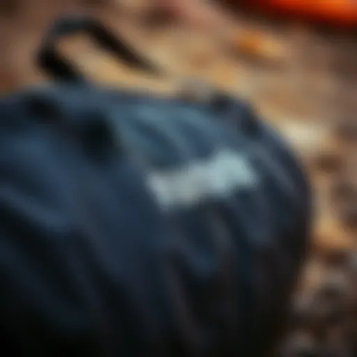 Close-up view of the Fanatic Board Bag showcasing its robust material