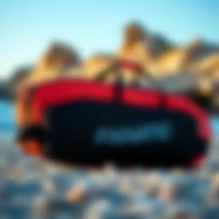 Sleek Design of the Fanatic Board Bag Side view of the Fanatic Board Bag highlighting its sleek design