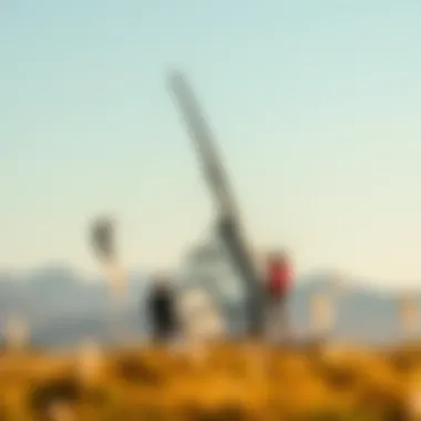 Eco-Friendly Efoil Setup in Nature Scenic view of an eco-friendly efoil setup against the backdrop of nature