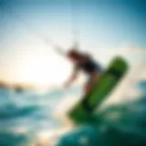 Kai Lenny kiteboarding in action
