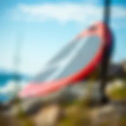 Innovative design of Slingshot SUP showcasing its sleek lines and tech features