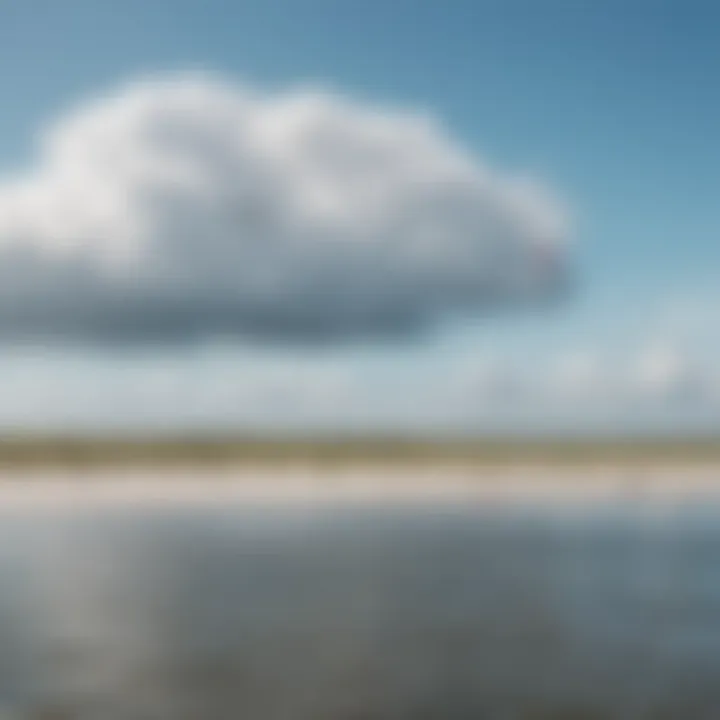 The breathtaking landscape of Peter Ording beach