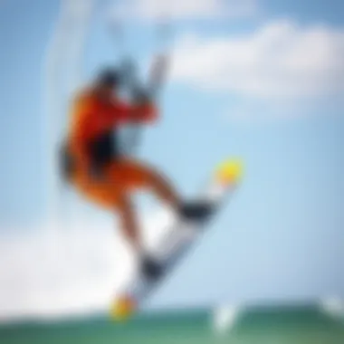 Enhancing Kiteboarding with Precise Wind Data Kiteboarder utilizing wind data for optimal performance