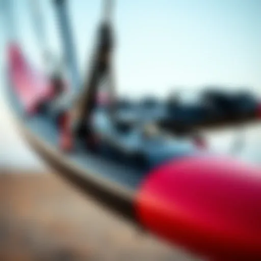 Close-up view of the Fanatic Wing Foil Set demonstrating its design details