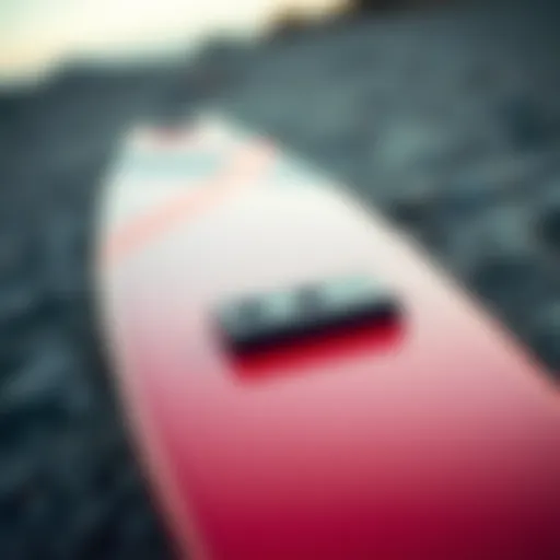 Close-up view of the Fanatic Wingboard showcasing its sleek design and materials.