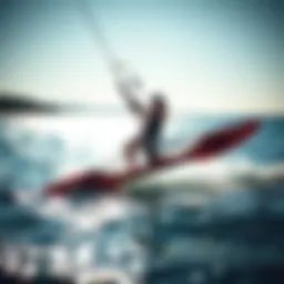 Efoil on the water showcasing advanced technology