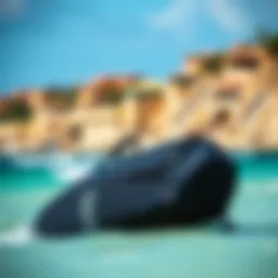 Durable foil board bag showcasing its protective features